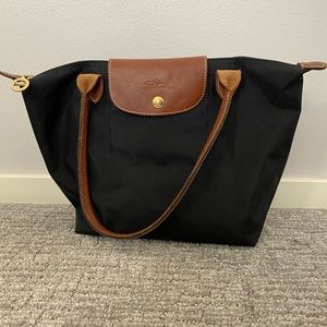 Longchamp Le Pliage small shoulder tote